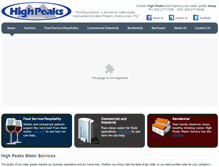 Tablet Screenshot of highpeakswater.com